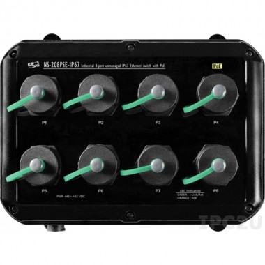 Коммутатор MOXA NS-208PSE-M12-IP67